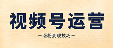 视频号没播放、没粉丝？私域公域联动运营涨粉变现技巧