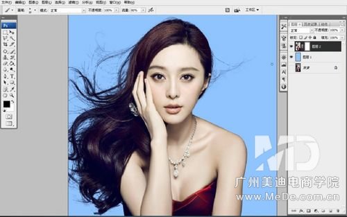 如何使用PS滤镜来抠取头发图片