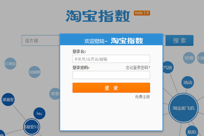 淘宝指数查询功能怎么使用教程