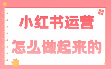 小红书运营怎么做起来的?实用干货都在这!