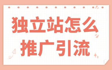 独立站怎么推广引流？一篇文章讲清楚！