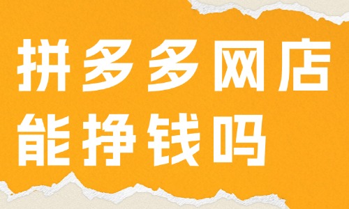 拼多多网店能挣钱吗？怎样在拼多多上面开网店？ - 美迪教育