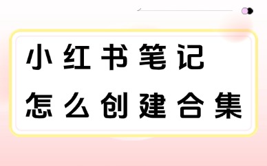 小红书笔记怎么创建合集？四个步骤就能搞定！