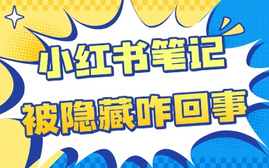 小红书笔记被隐藏怎么回事？可能是以下原因造成的！