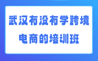 武汉有没有学跨境电商的培训班？小白必看的避坑干货！